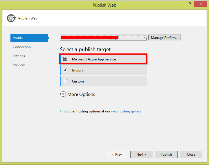 Azure web app Installation - Microsoft Azure App Service