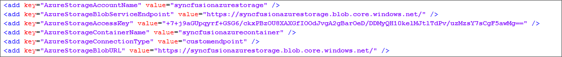 changes in webconfig