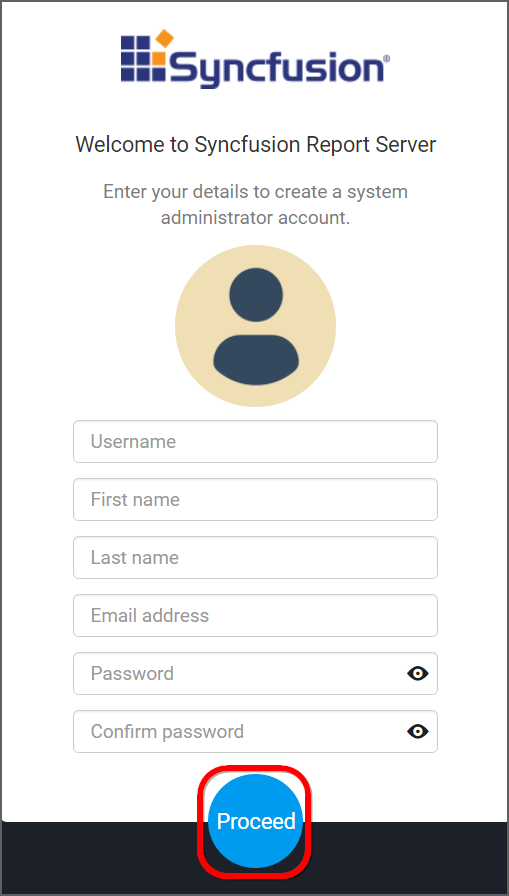 Admin User Registration