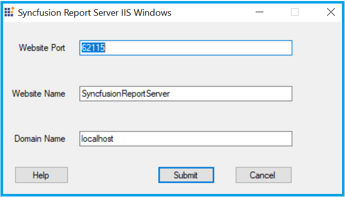 Host Report Server in IIS