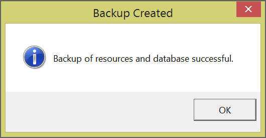 Backup Utility SQL Server Success