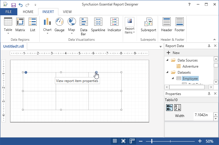 Add Report Filter ReportDesigner Wpf Syncfusion