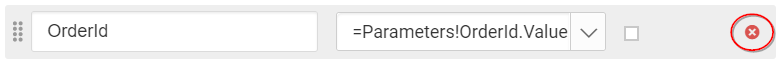 Remove parameters