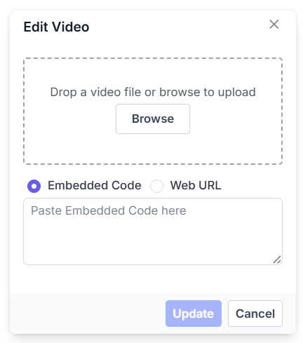 Angular Rich Text Editor Embed Video Replace