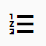 OrderedList icon