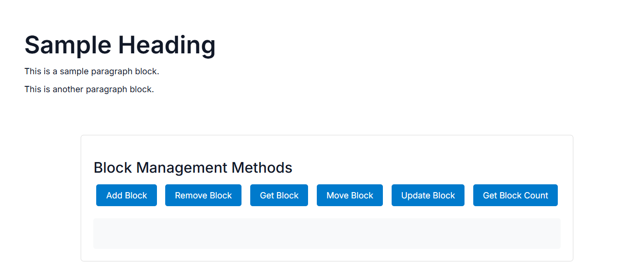 Block Method