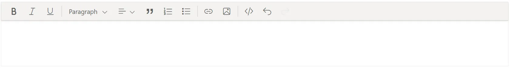ASP.NET Core Rich Text Editor Control