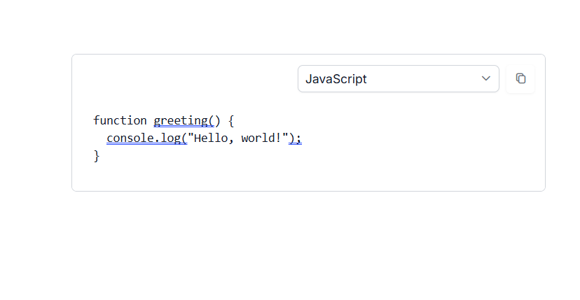Code Block