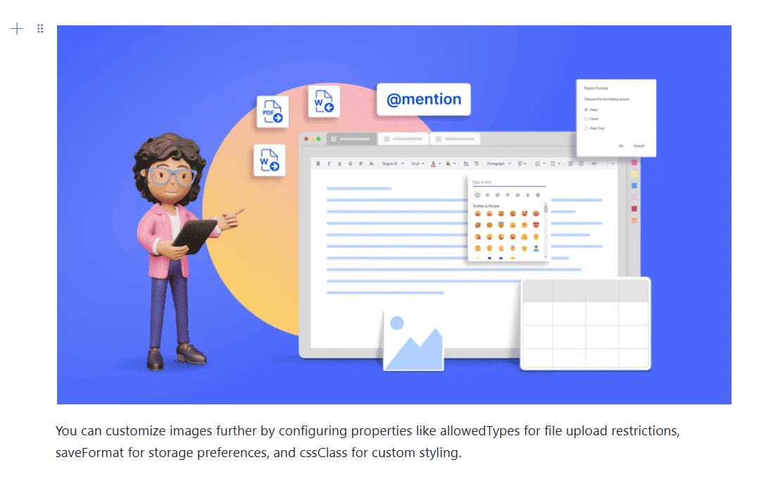 Blazor Block Editor Image Block