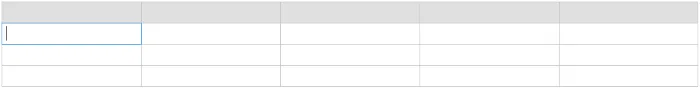 Blazor RichTextEditor with table header