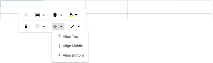 Blazor RichTextEditor changing vertical alignment