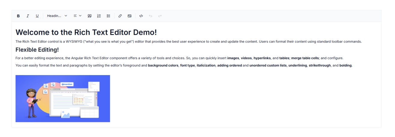 Rich Text Editor Component