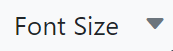 FontSize icon