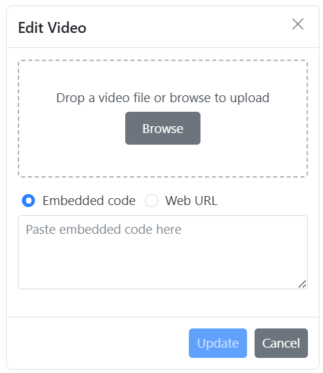 React Rich Text Editor Embed Video Replace