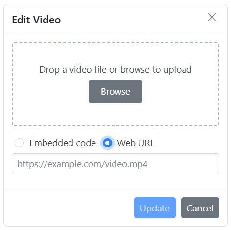 React Rich Text Editor Web Video Replace