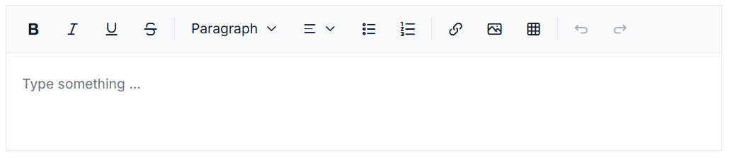 Syncfusion TypeScript Modern Rich Text Editor output