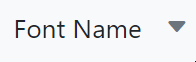 FontName icon