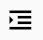 Indent icon