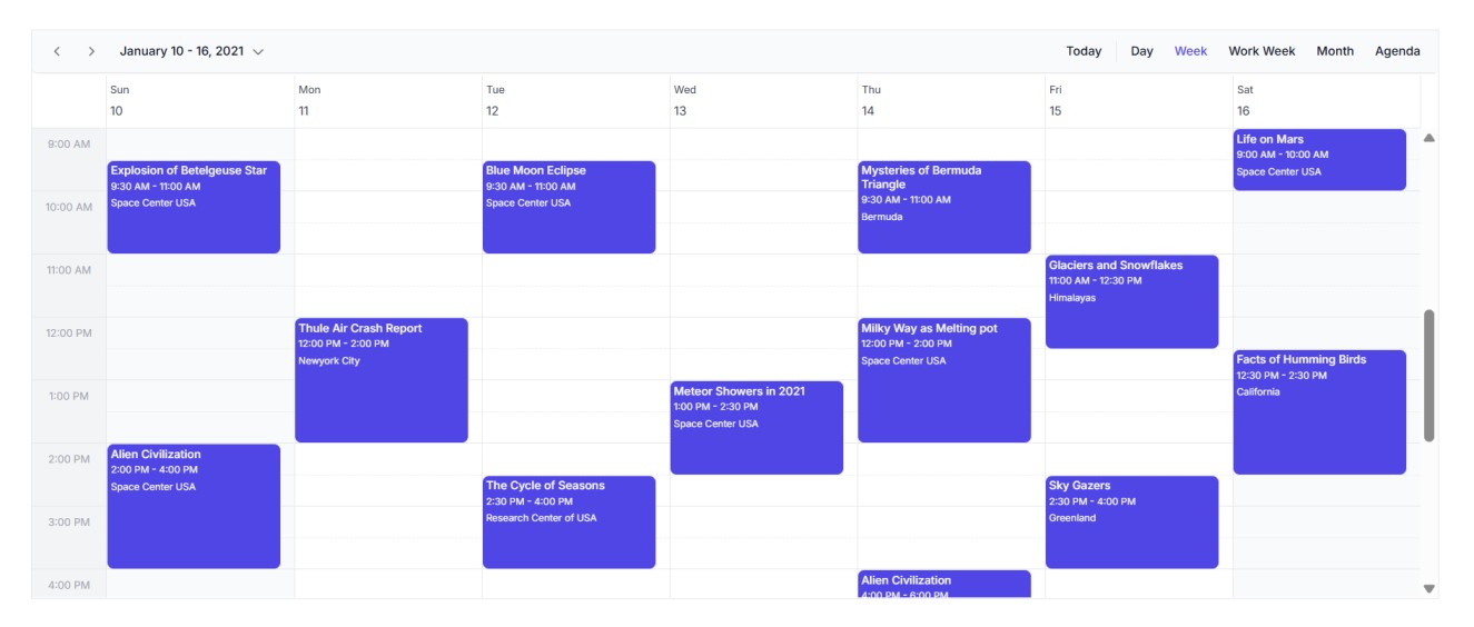 Scheduler Component