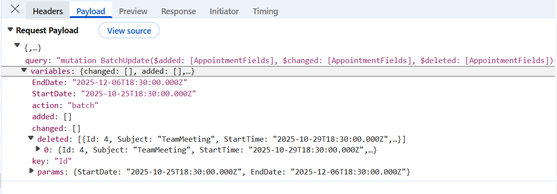 GraphQL-Nodejs-deleteRecord