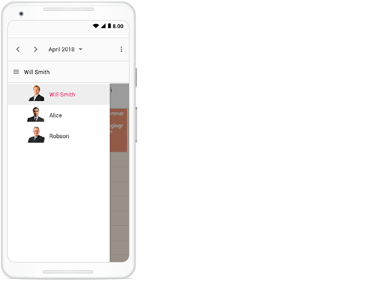 Resource header template in compact mode