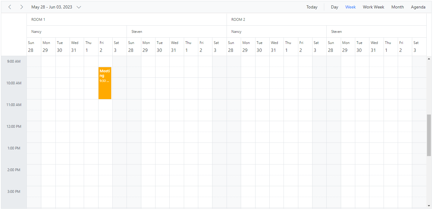 Grouping in Schedule