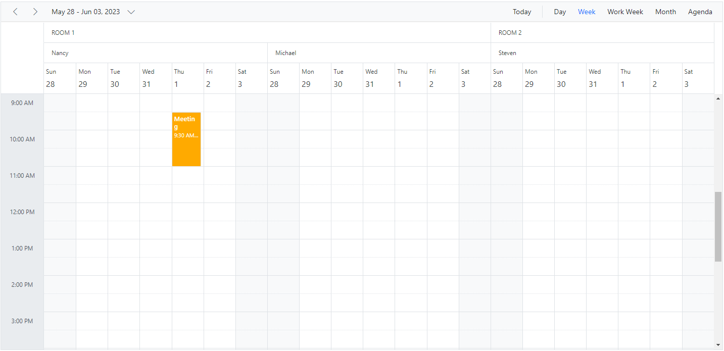 Vertical Resource View