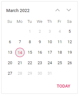 Setting Minimum and Maximum Date in ASP.NET Core Calendar