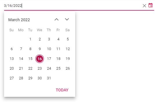 ASP.NET Core DatePicker Control