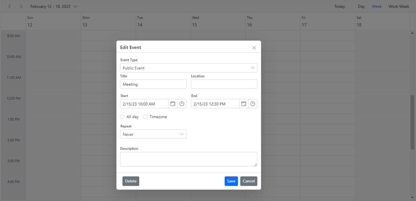 Display Additional Fields in ASP.NET Core Scheduler