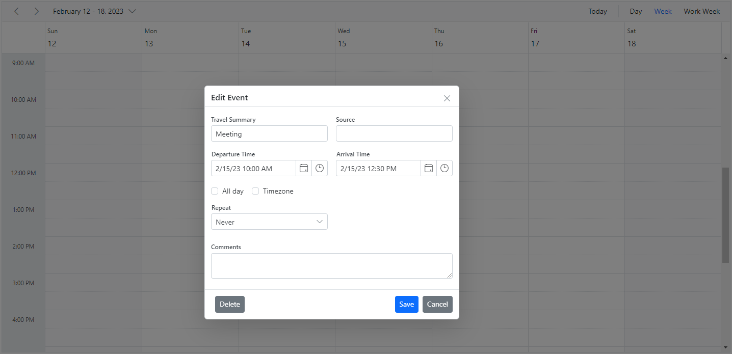 Display Customize Label Text in ASP.NET Core Scheduler