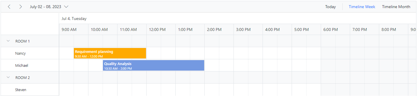 Display Appointments Occupying Entire Cell in ASP.NET Core Scheduler
