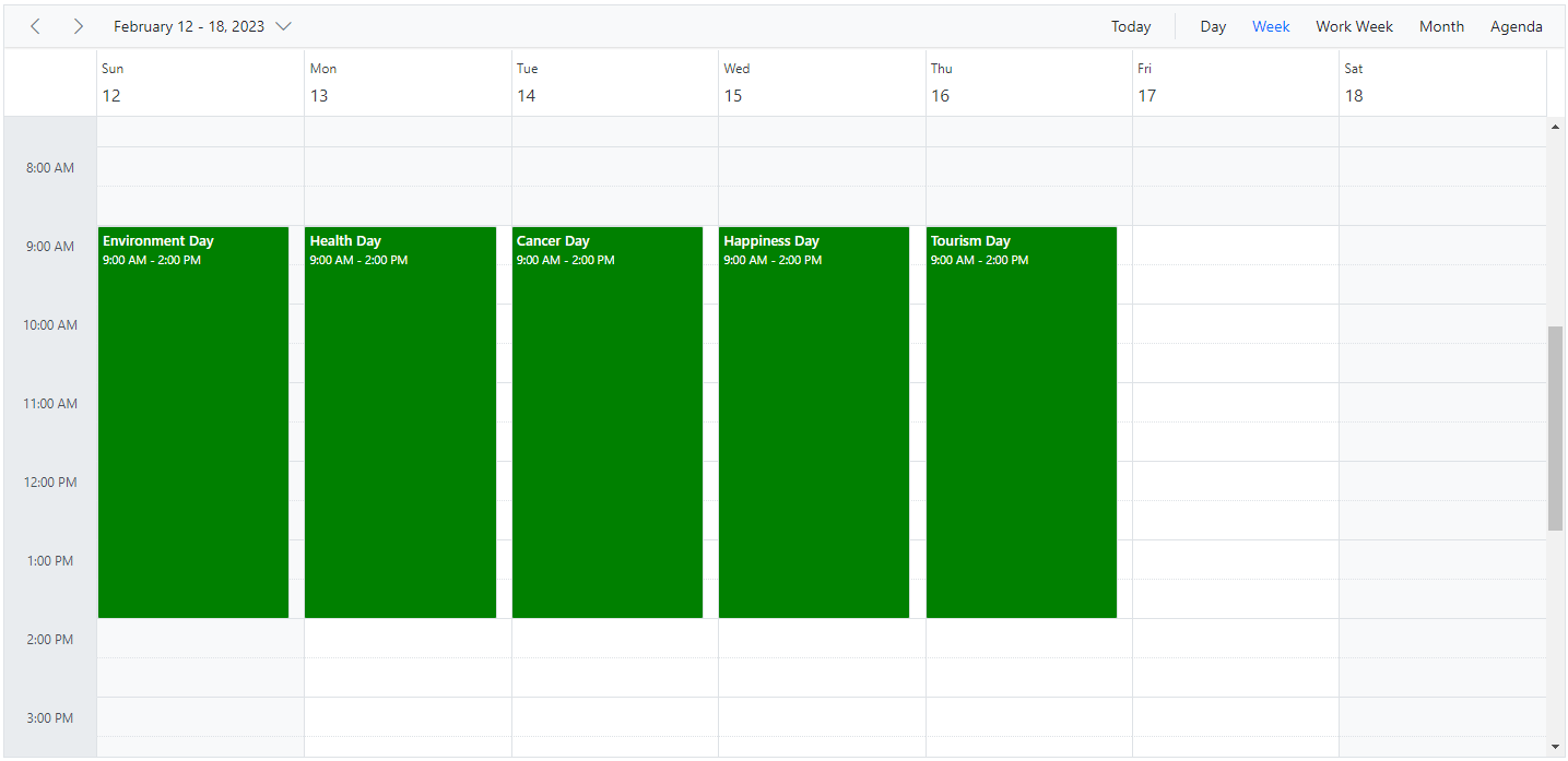 Display Appointment Customization with cssClass in ASP.NET Core Scheduler