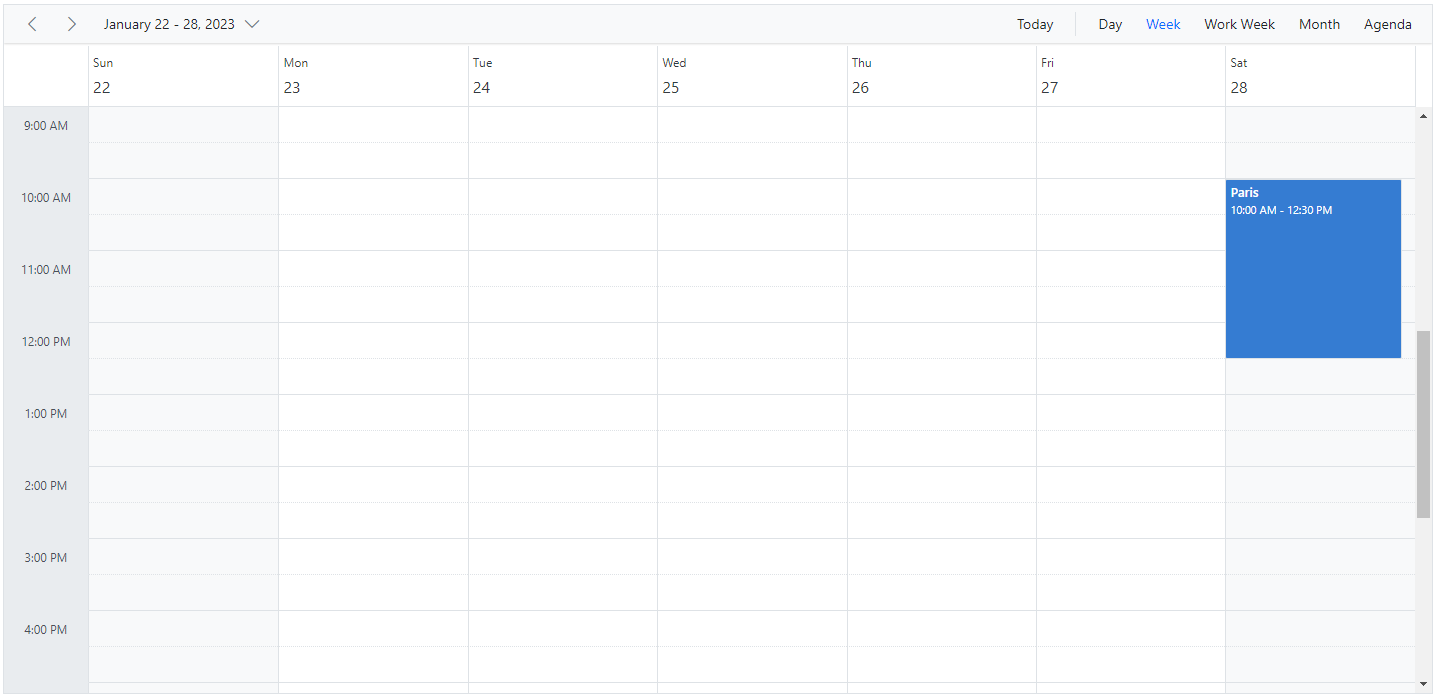 Display Appointment Customization with eventRendered in ASP.NET Core Scheduler
