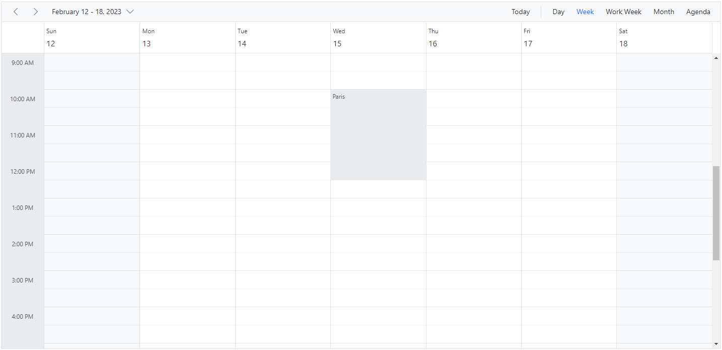Display Block Dates and Times in ASP.NET Core Scheduler