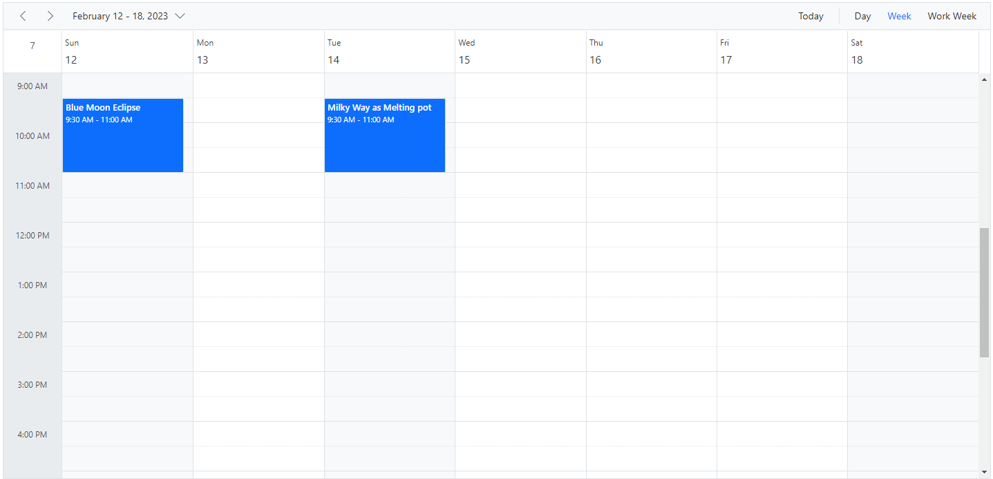 Display Week Numbers in ASP.NET Core Scheduler