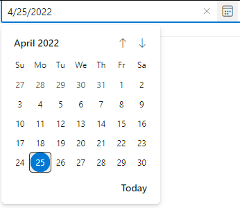 ASP.NET MVC DatePicker Control