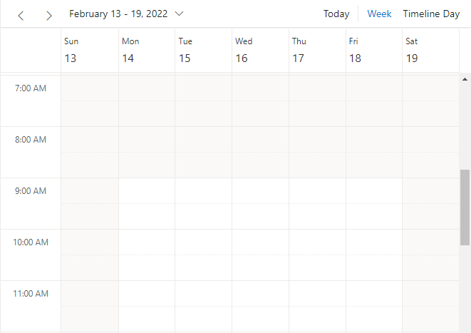 ASP.NET MVC Scheduler with Specific Views