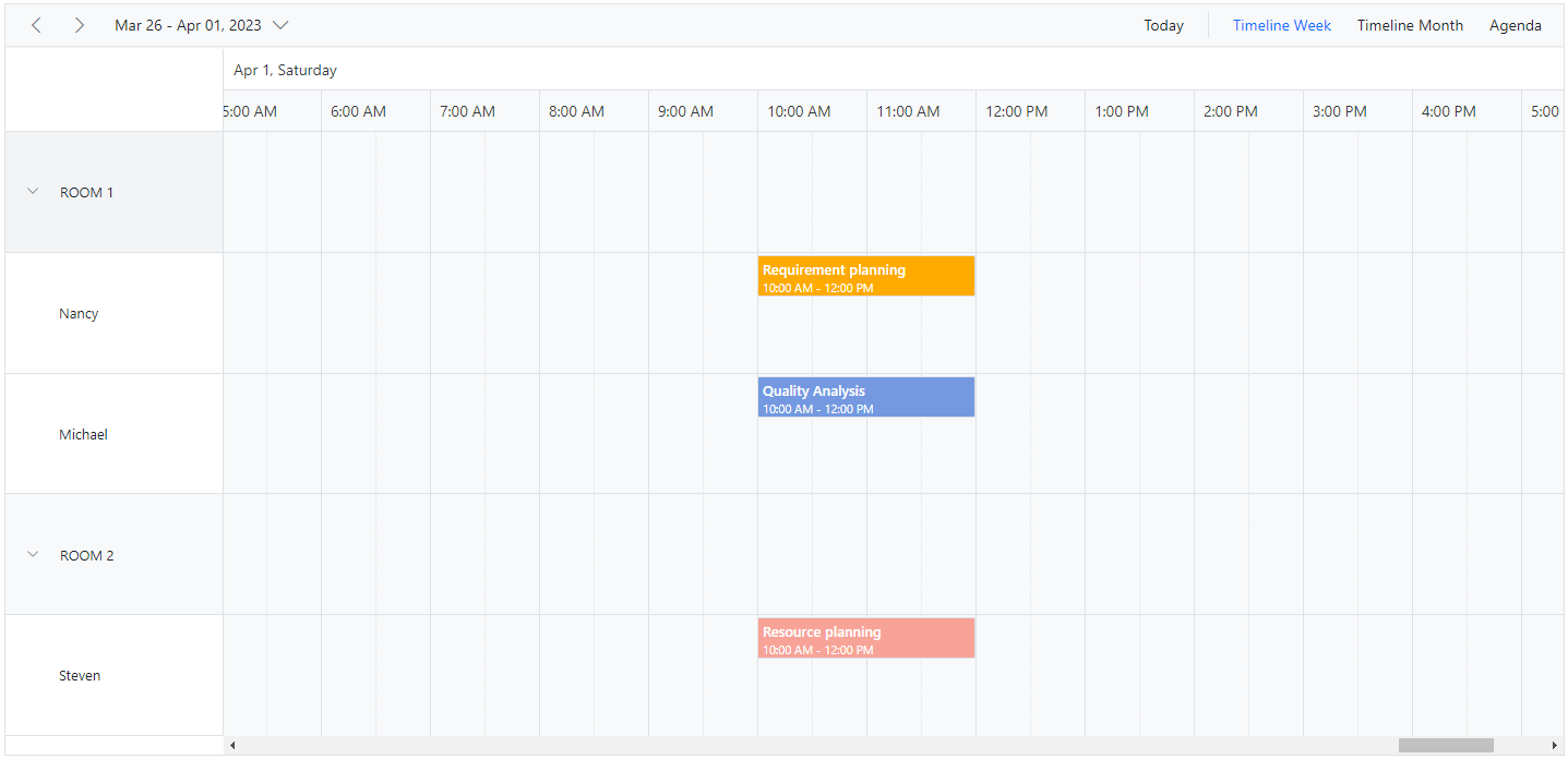 Customizing parent resource cells in ASP.NET MVC Scheduler