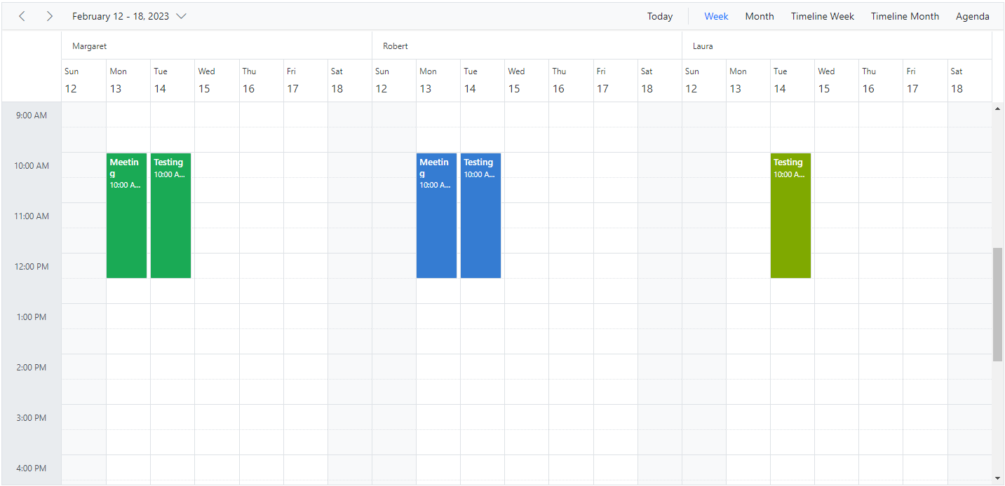 Working with shared events in ASP.NET MVC Scheduler