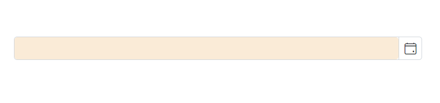 DatePicker with background color