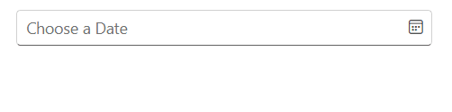 Blazor DatePicker Component