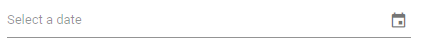 Blazor DatePicker displays Hint Element