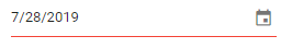 Blazor DatePicker displays Selected Date