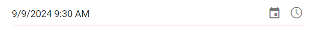 Blazor DateTimePicker displays Time Selection