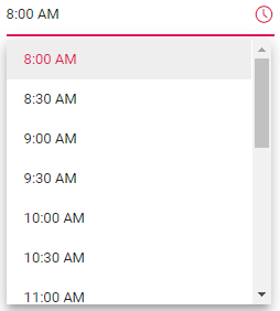 Blazor TimePicker in Strict Mode