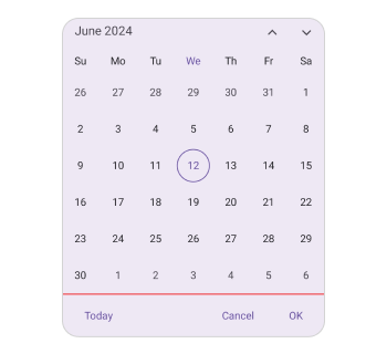 Set Divider Color in .NET MAUI Calendar.