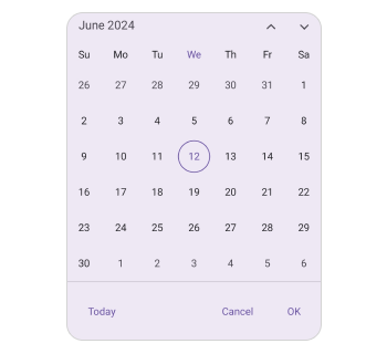 Customize the footer height in .NET MAUI Calendar.