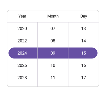 Year interval in .NET MAUI Date picker.
