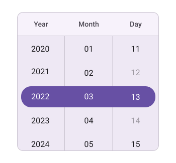 Blackout dates in .NET MAUI Date picker.
